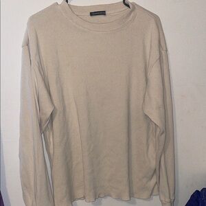 Beige Long Sleeve Sweater